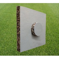Target Arrows stop SQUARE 130x130 QUADRUPLE with hole for the insert 