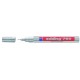 Extra fine & highly opaque labelling with the paint marker edding 780 Silver color