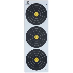 AVALON Target Field Face 3-SPOT STANDARD CENTRE VERTICAL 6-RINGS