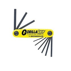 Bondhus 12591 GorillaGrip Set of 9 Hex Fold-up Keys