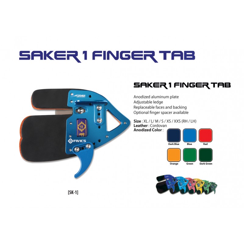 FIVICS Saker 1 Finger Tab 