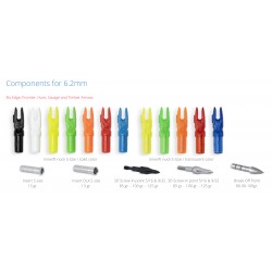 INNERFIT ID4.2 NOCK RECURVE SMALL BLACK 25/PK