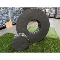 Target Arrows stop round 80 DOPPIO with hole for the insert 